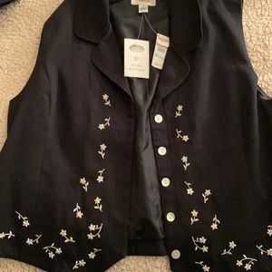 Embroidered vest women’s